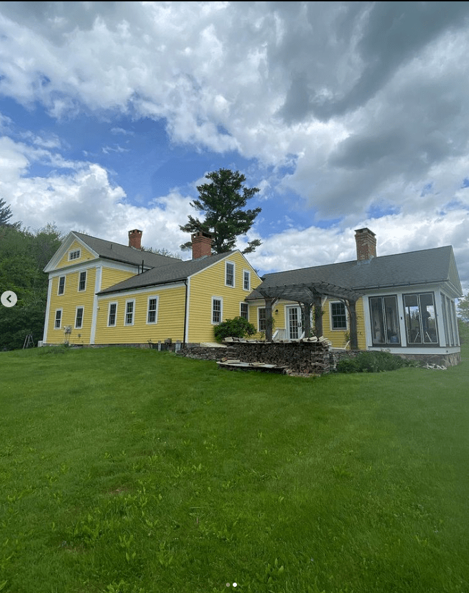 Newly Painted Yellow House