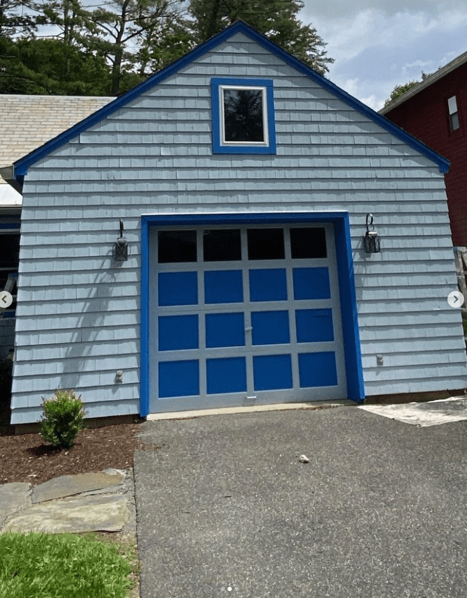 Newly Painted Garage